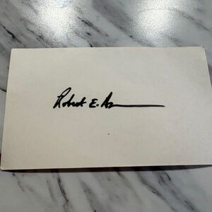 Congressman Robert Andrews — Autograph Signed Card — New Jersey — Democratic